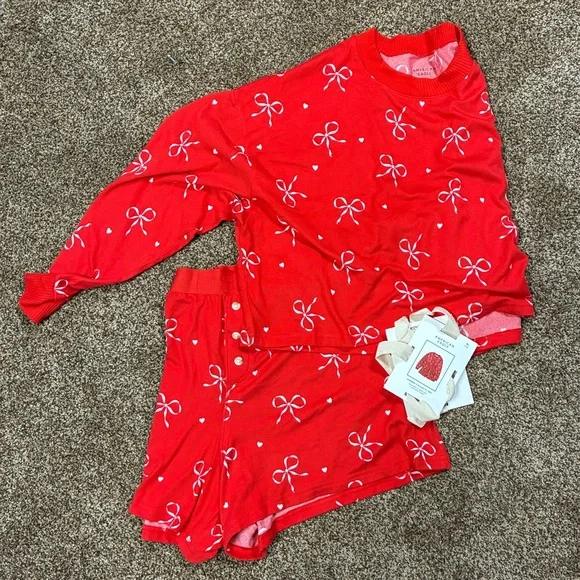 Red Bow American Eagle Pajamas - Picture 5 of 5